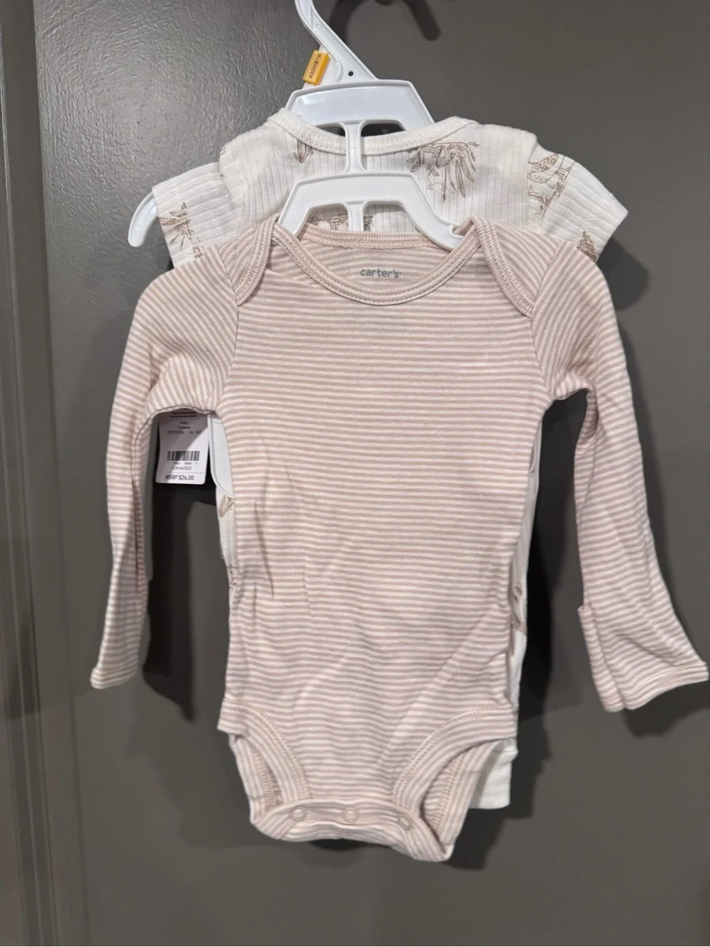 Carter's three piece gender neutral outfit